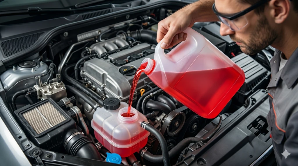 Різниця між червоним і синім антифризом